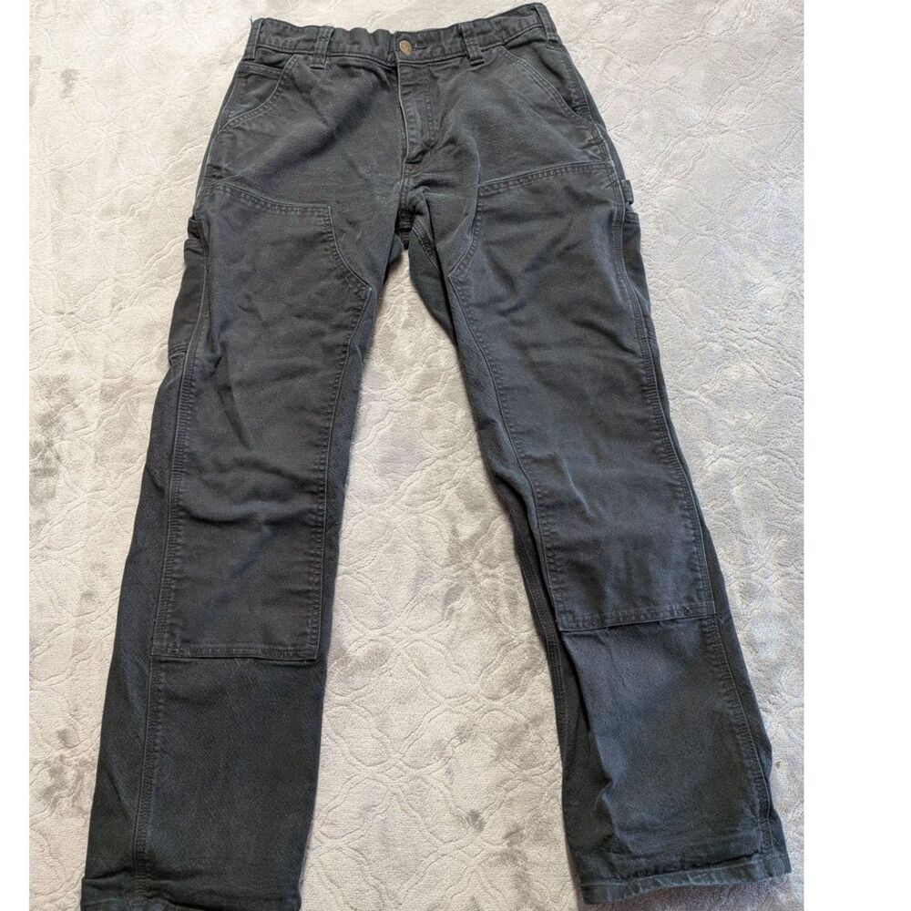 Carhartt Rugged Flex Double Front Utility Work Pants Black 32x32 BN3334-M